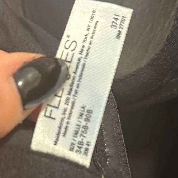 Flexees NWT instant slimmer strapless slip firm control size 34B color: black - Picture 3 of 6